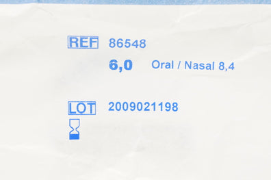 Mallinckrodt 86548 Reinforced Tracheal Tube Cuffed,Murphy Eye 6.0 Oral/Nasal 8.4